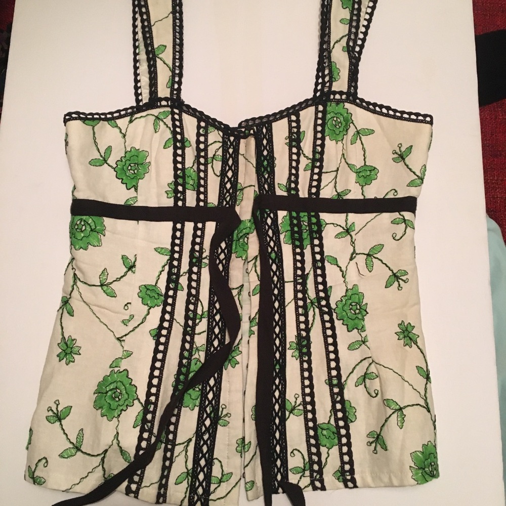Nanette leopard corset top! Great with jeans